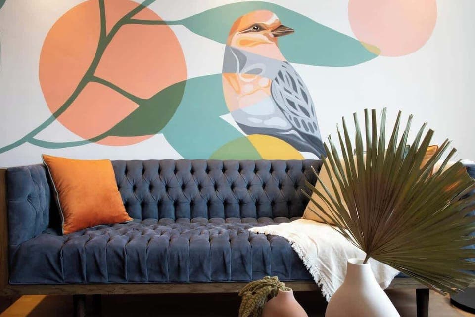 Each space is designed with inspirational decor