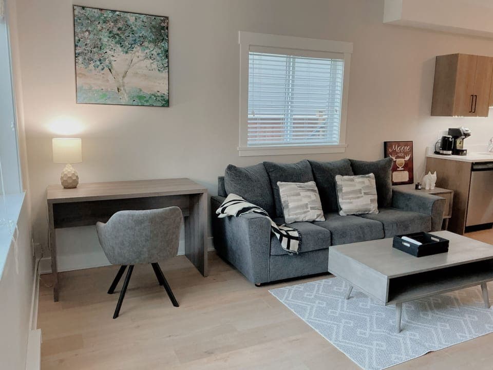 Living room + work station