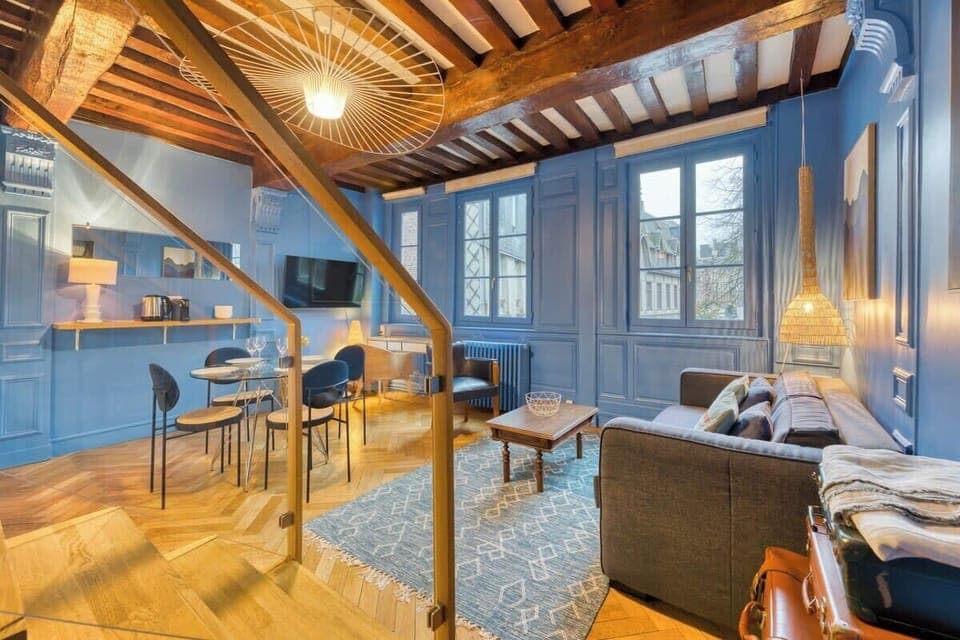 Espace détente avec TV 