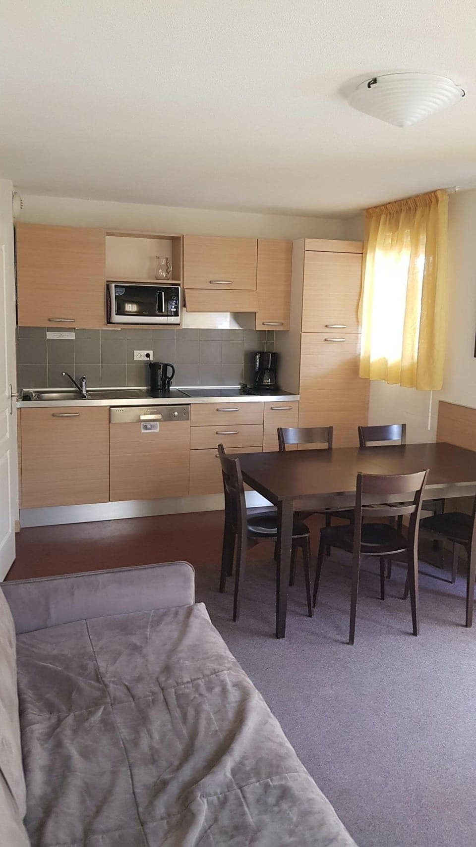 Relax on the couch after a day outside.