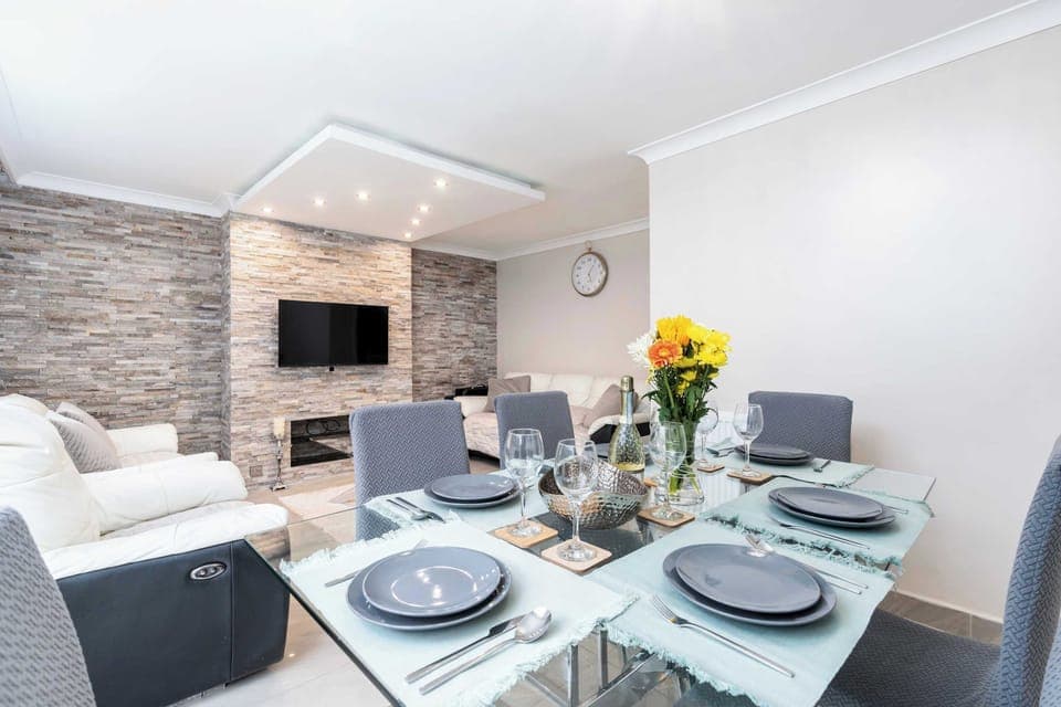 Dine comfortably while catching your favorite shows—perfect for relaxed evenings in.