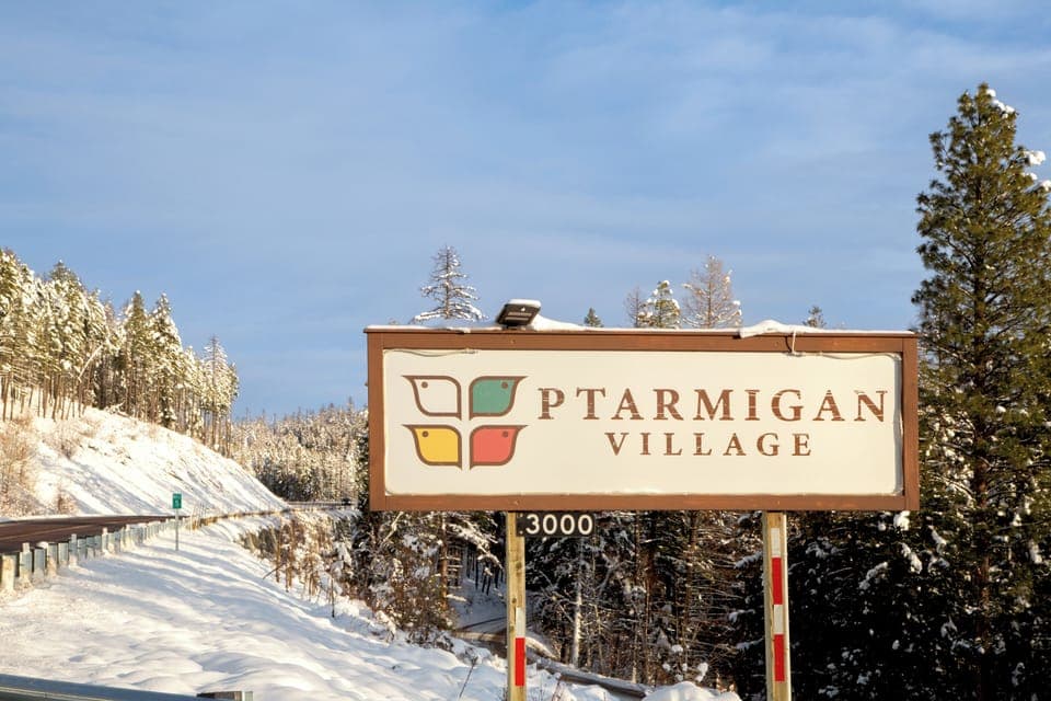 Ptarmigan Village sign | Exterior