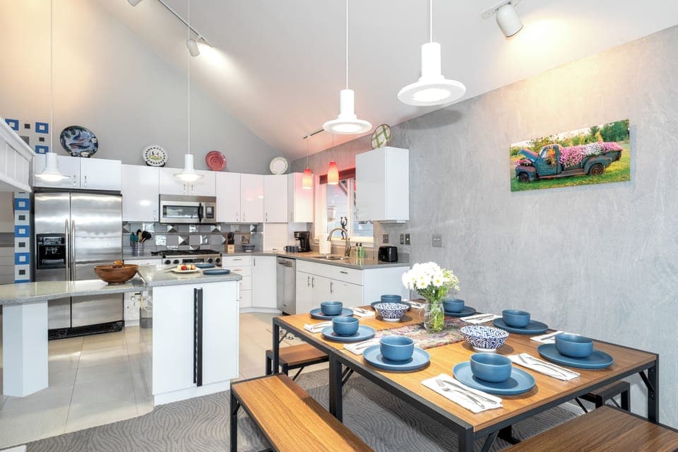 Open-concept living area | Main Level