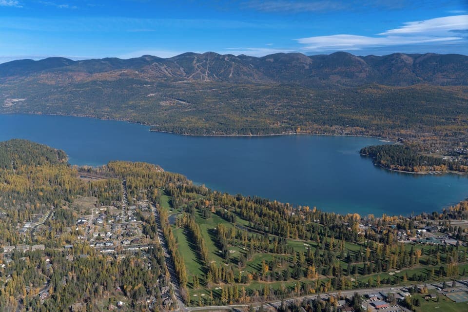 Aerial Views of Whitefish Lake and Whitefish Golf Course | Exterior