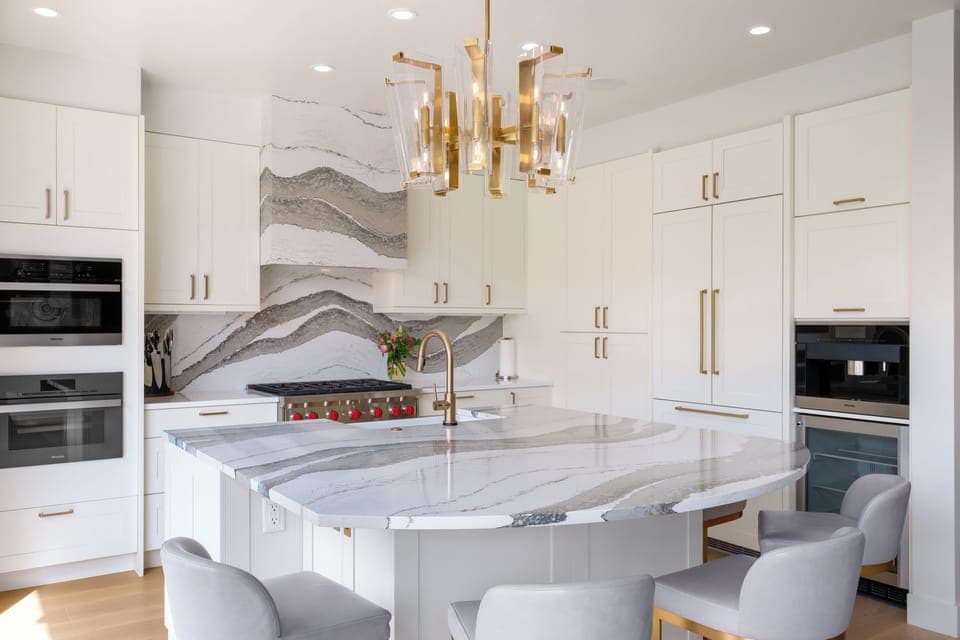 The kitchen is gorgeous!!