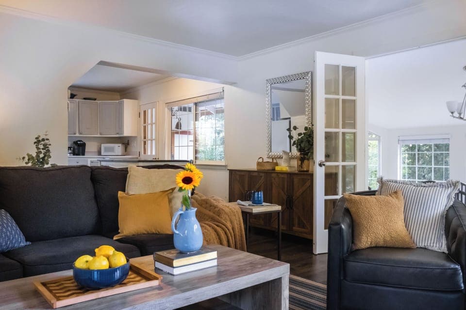 Easy flow from kitchen to dining, perfect for sharing time together.