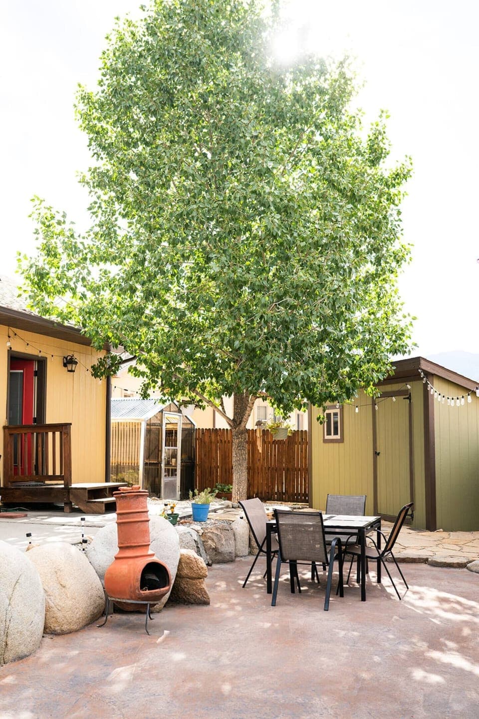 Outside patio