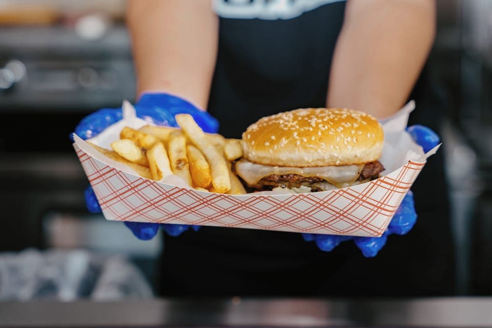 Island Burger by Saucy Brew Works at Bayshore Resort