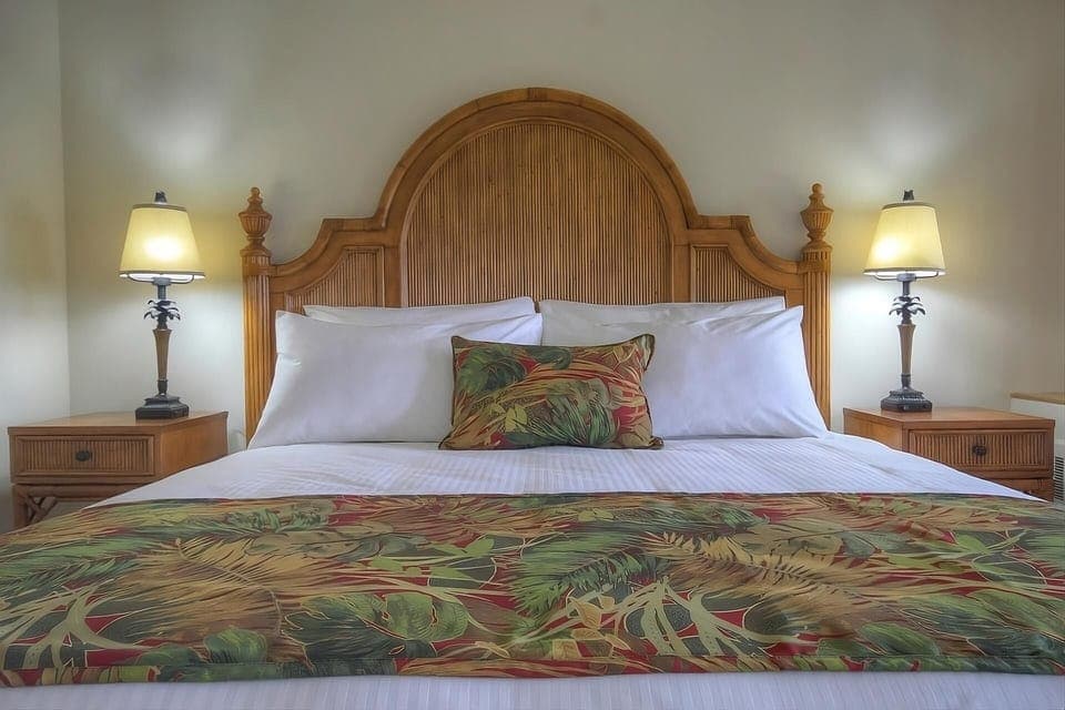 Sink into symmetry and enjoy a perfectly made, restful bed.