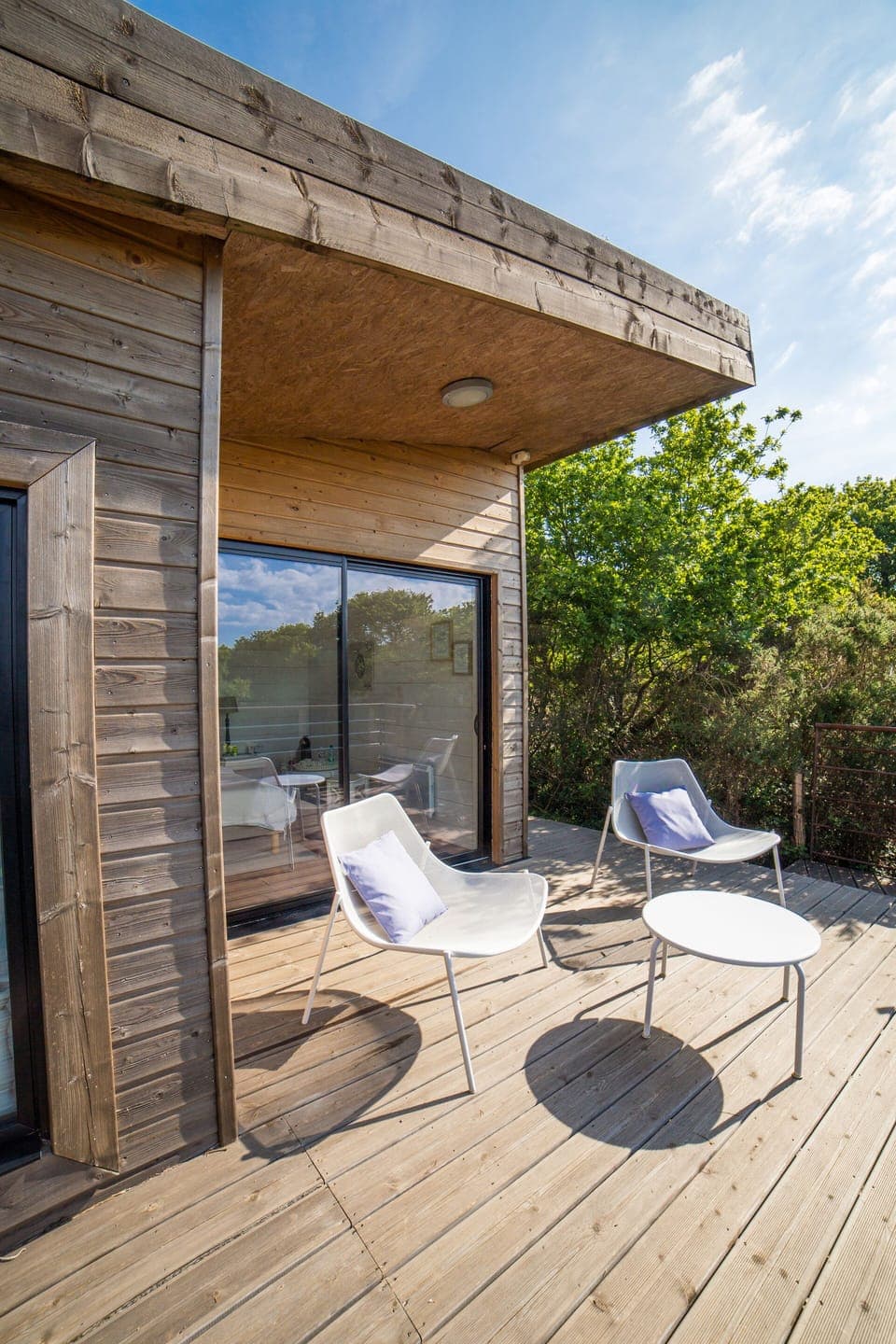 Luxury cabin for 2 people in a double bed