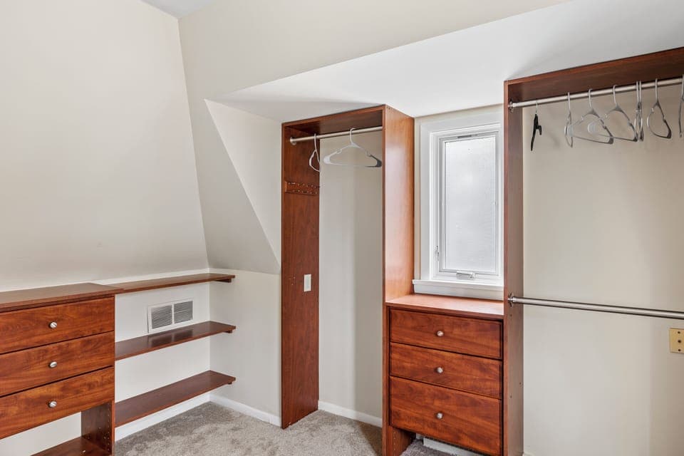Closet with Storage Area 