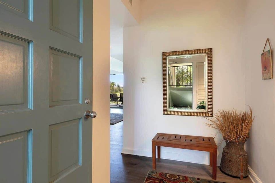 Feel the warm aloha welcome as you step into this inviting tropical retreat.