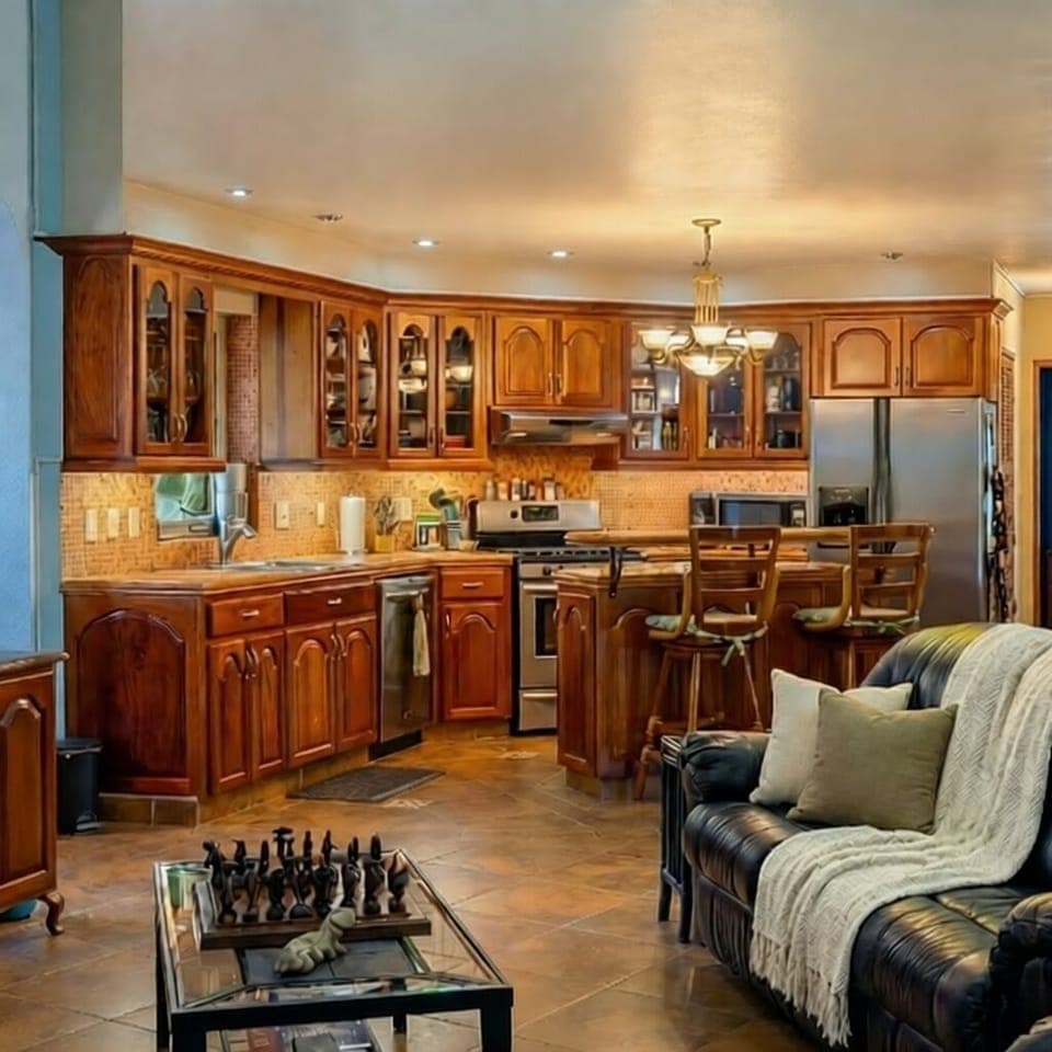 Open living spaces designed for relaxing, dining, and spending time together