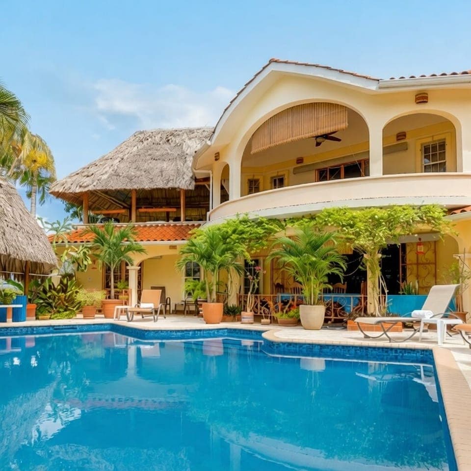 Spacious two-story villa designed for indoor–outdoor living and relaxation