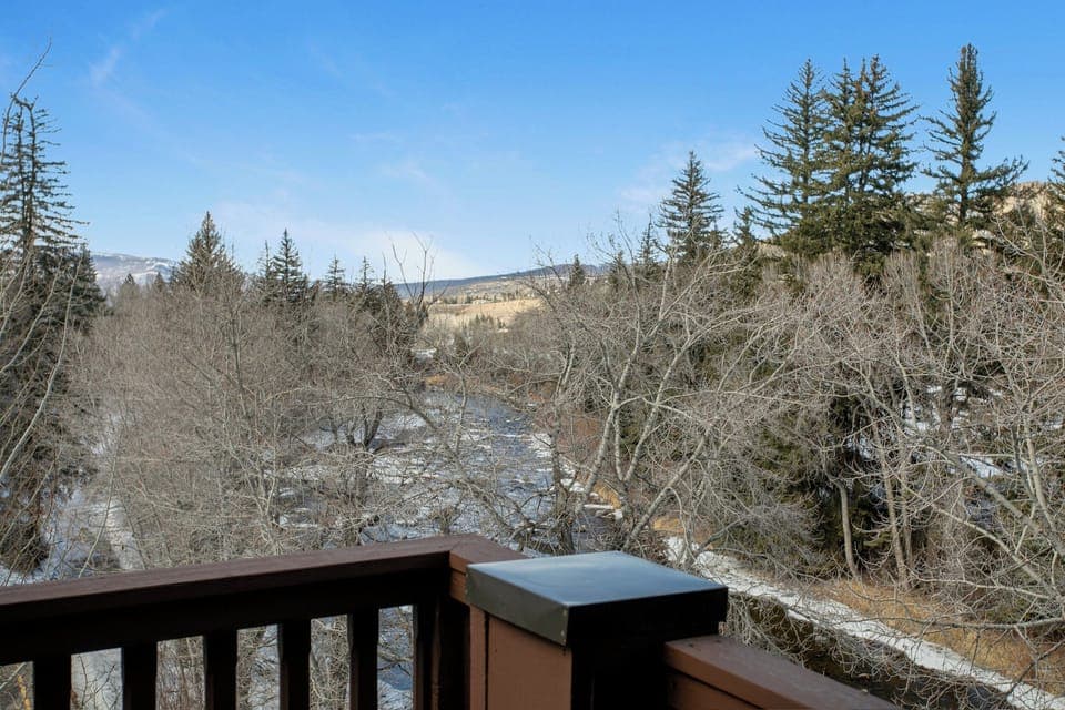 View from upstairs patio (1/3 patios)