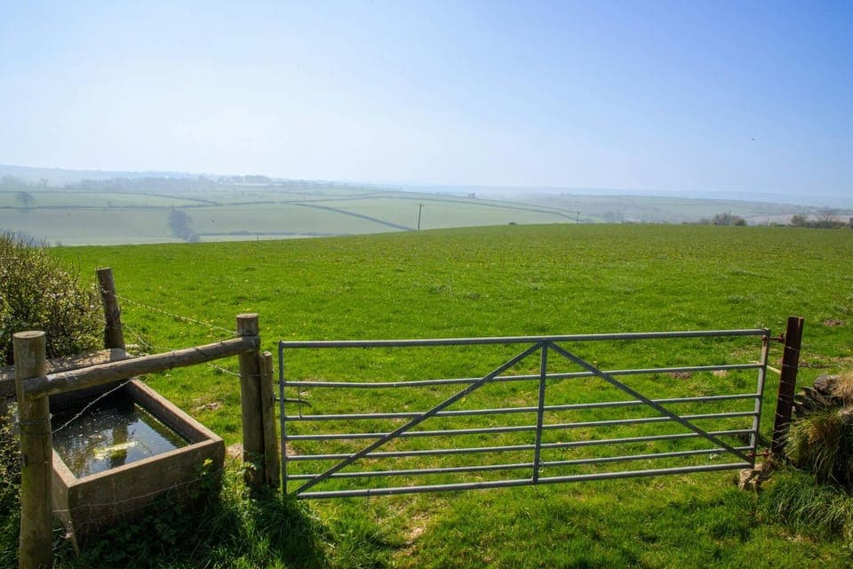 Distant rural views from Langton Farmhouse