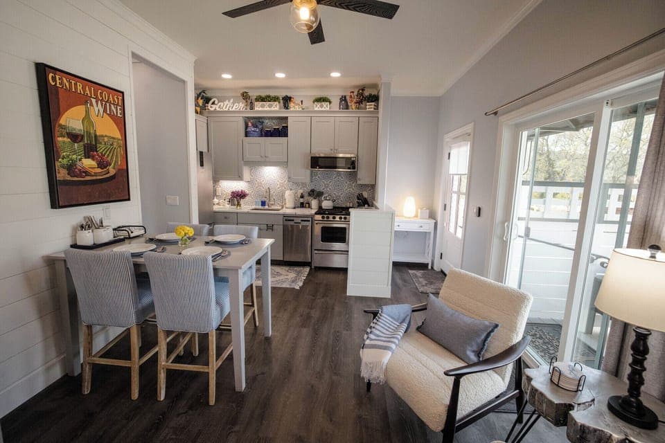 Clark House Apartment Living/Dining Rooms