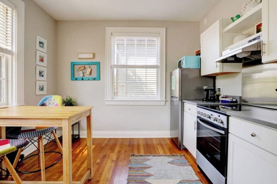 Remodeled kitchen