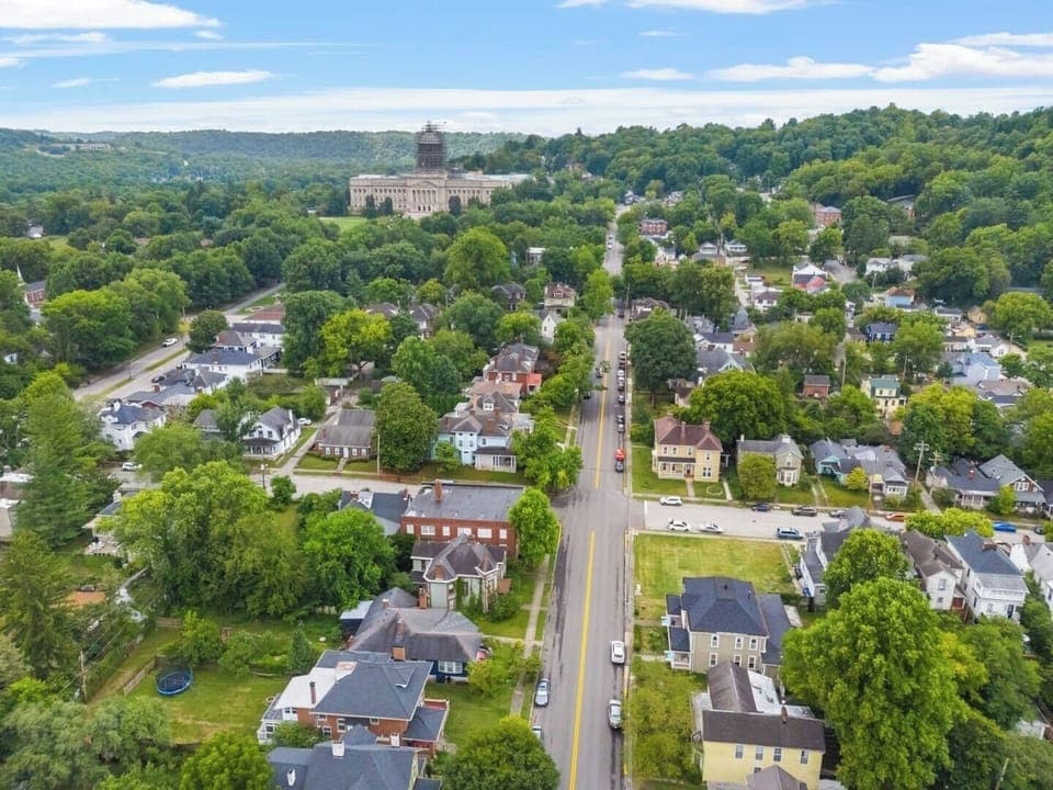 View toward Kentucky Capitol