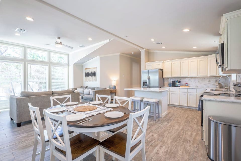 Bright and spacious living area