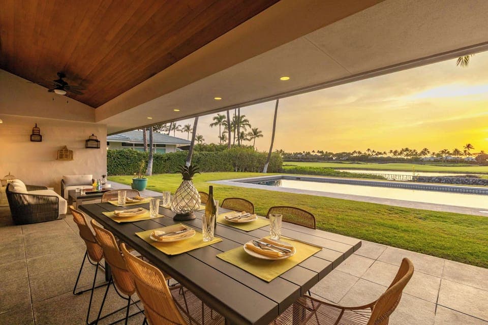   Morning coffee, sunset dinnersl—this is island living at its finest.