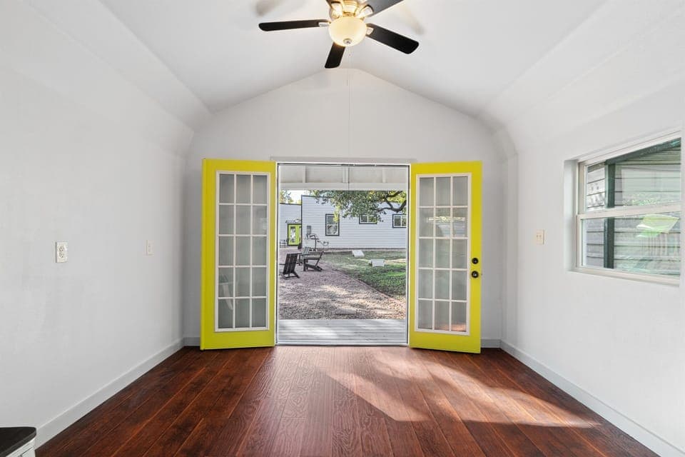 Barn Game Room French Door