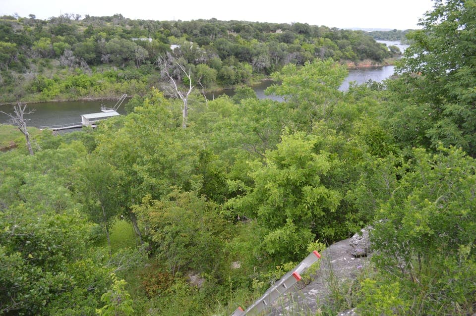our neighbors boat dock floating