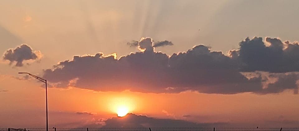 Sun Set from the Property 