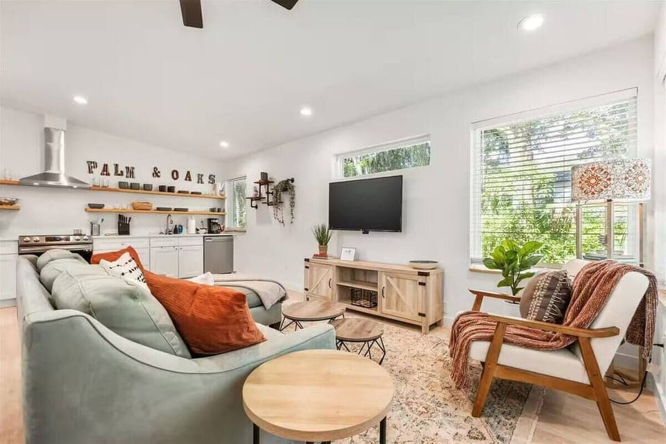 WELCOME, living area, open concept
