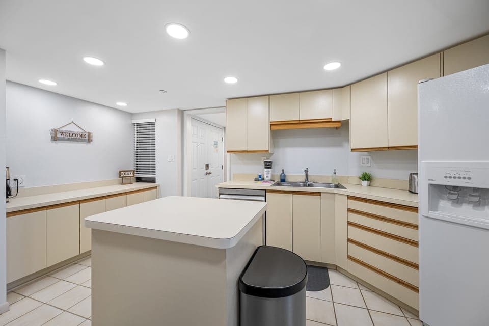 Large open kitchen