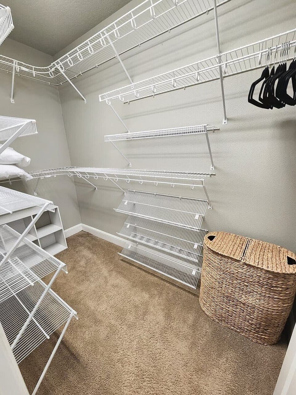 Master bedroom walk-in closet