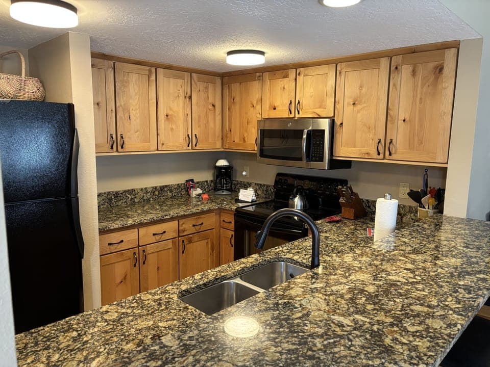 Indoors, Lamp, Kitchen, Sink, Appliance