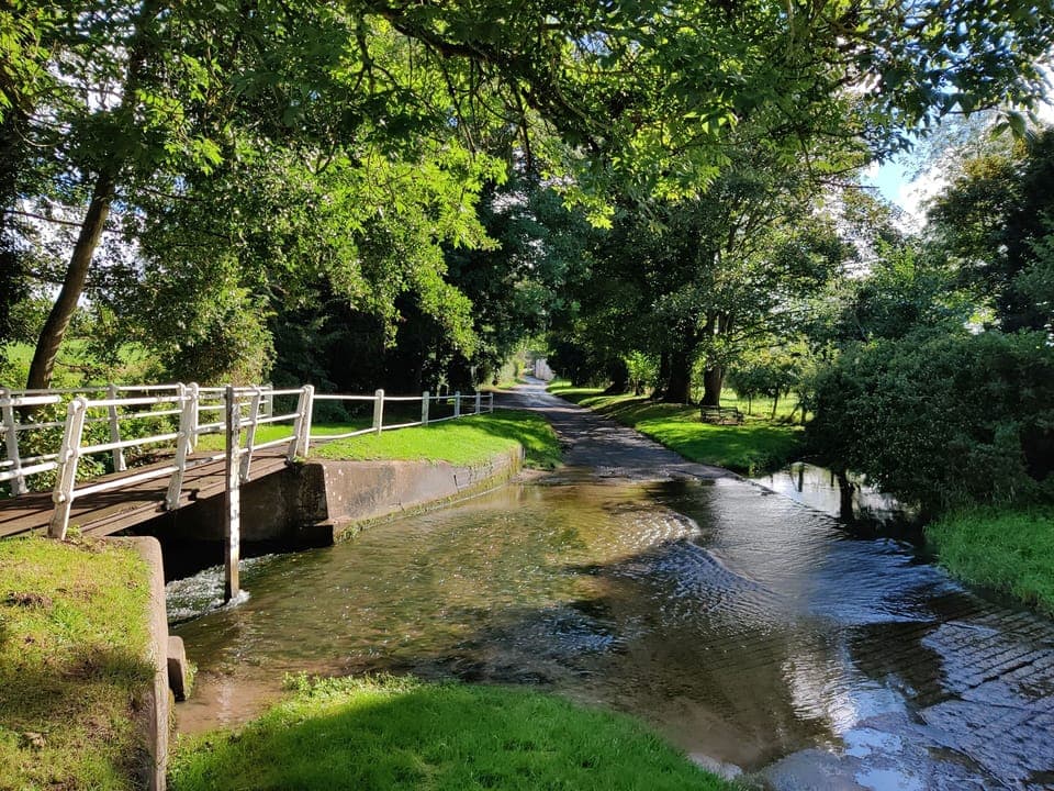 Stiffkey ford at the bottom of Westgate, near to the house