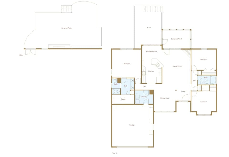 Here is the floor plan of our home.