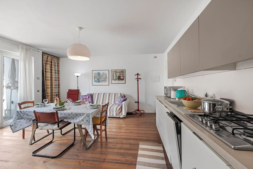 Kitchen and dining area