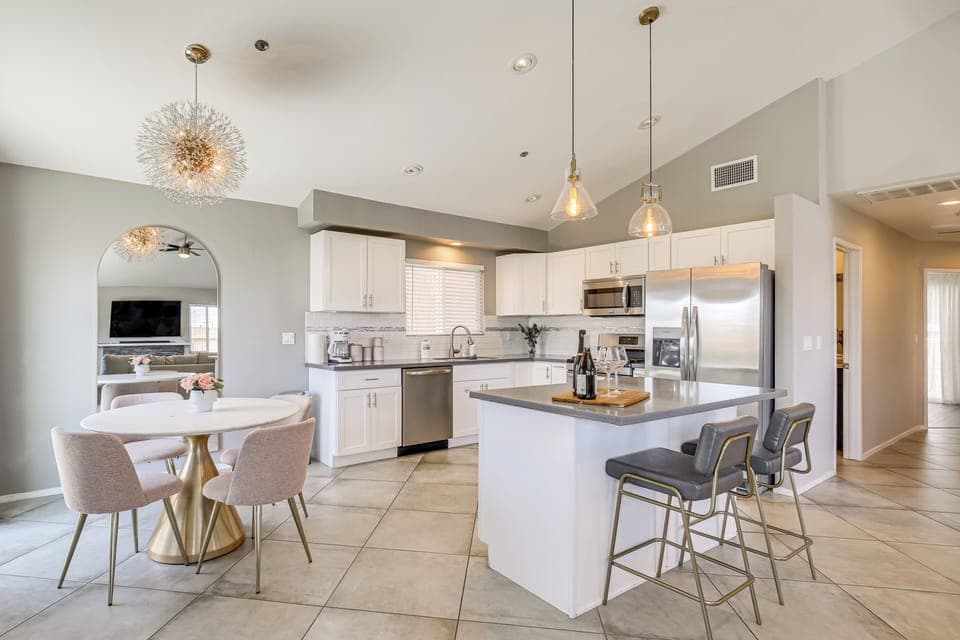 Desert Hot Springs Vacation Rental | 3BR | 2BA | 1 Small Step to Enter