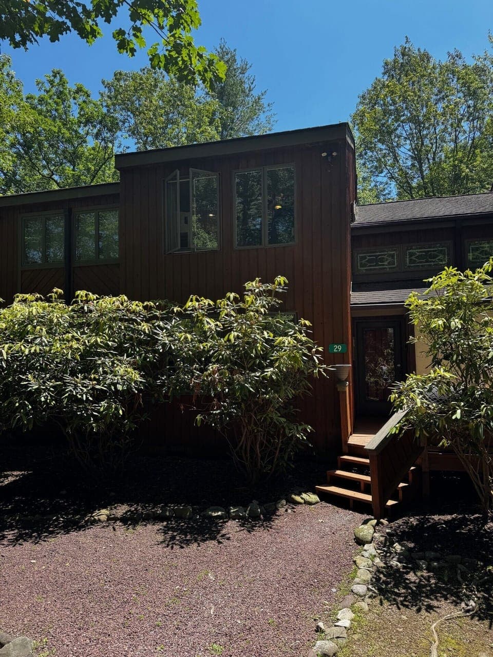 Exterior of unit