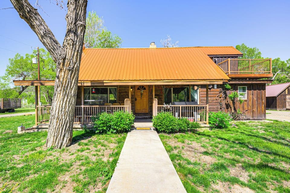 Pagosa Springs Vacation Rental | 2BR | 2BA | 1,120 Sq Ft | 3 Steps to Access