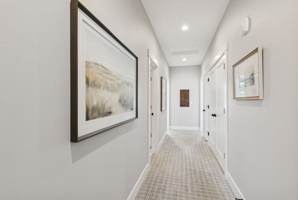 Upstairs hallway to bedrooms