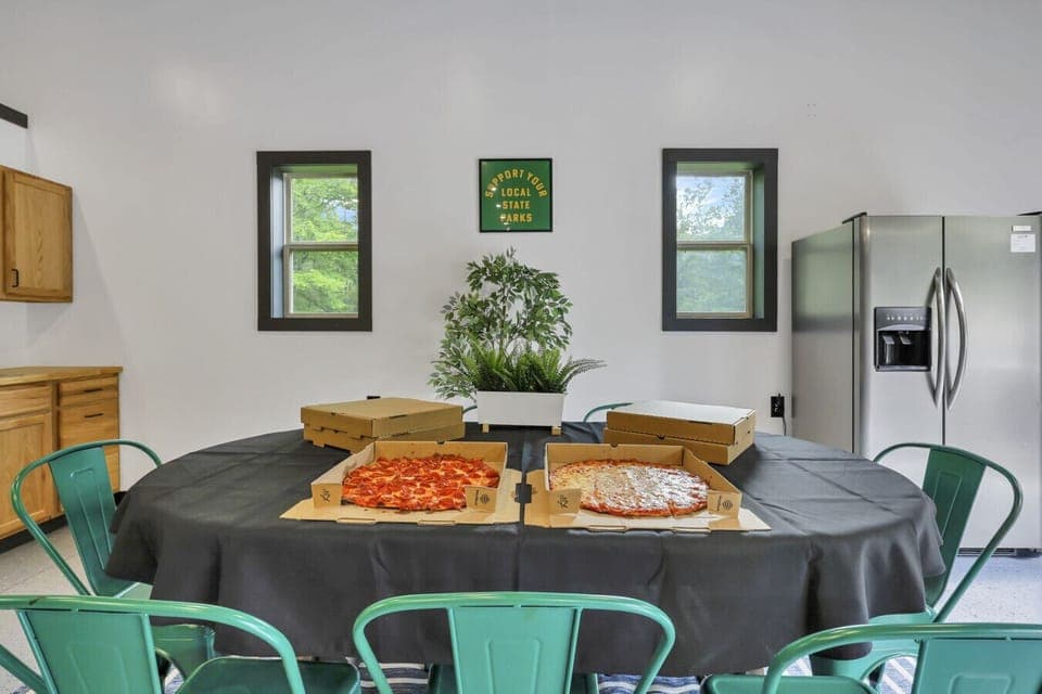 1 of 3 full size refrigerators.  Gameroom