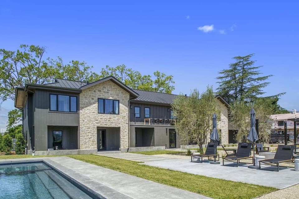 Main House View from Pool