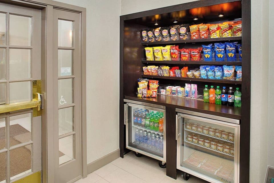 Grab late-night snacks and drinks without leaving the property.