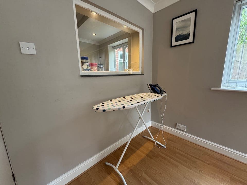 DINING ROOM / IRON, IRON BOARD