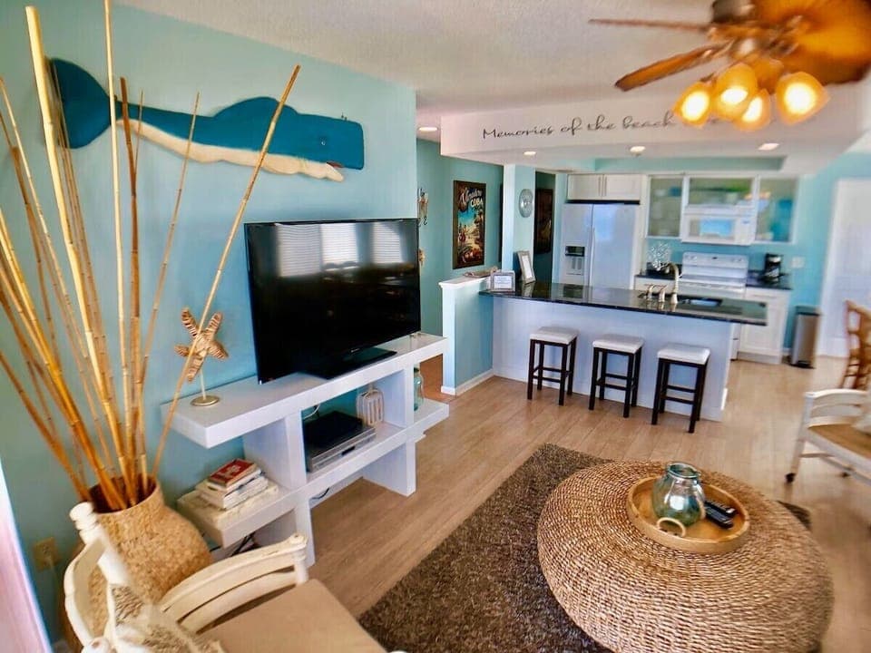 Large TV in Living Area