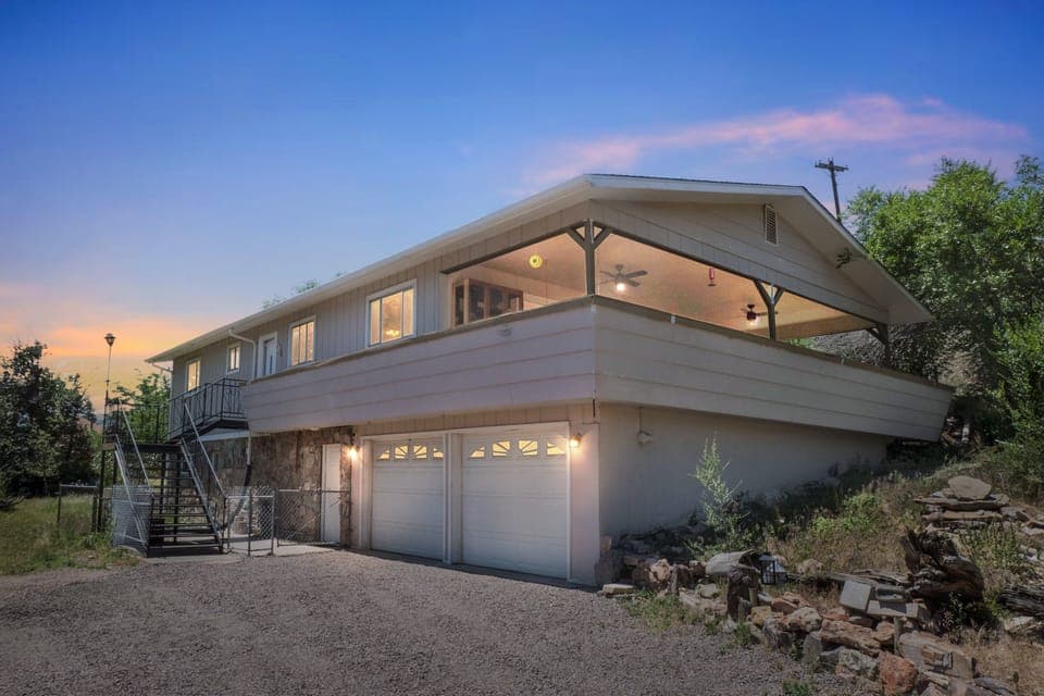 Garage, Indoors, Architecture, Building, House
