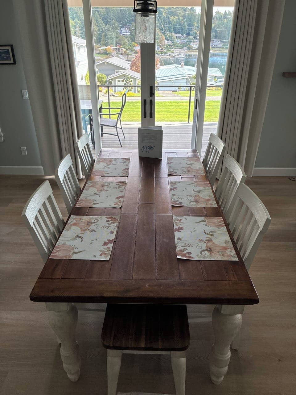 Dining room seating for 8