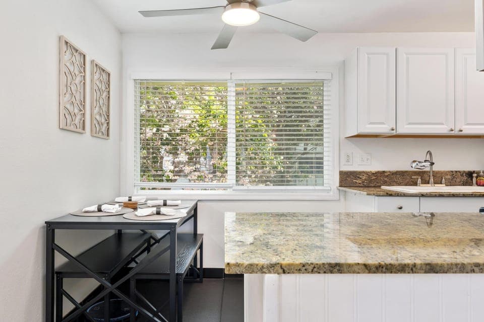 Dining and kitchen area