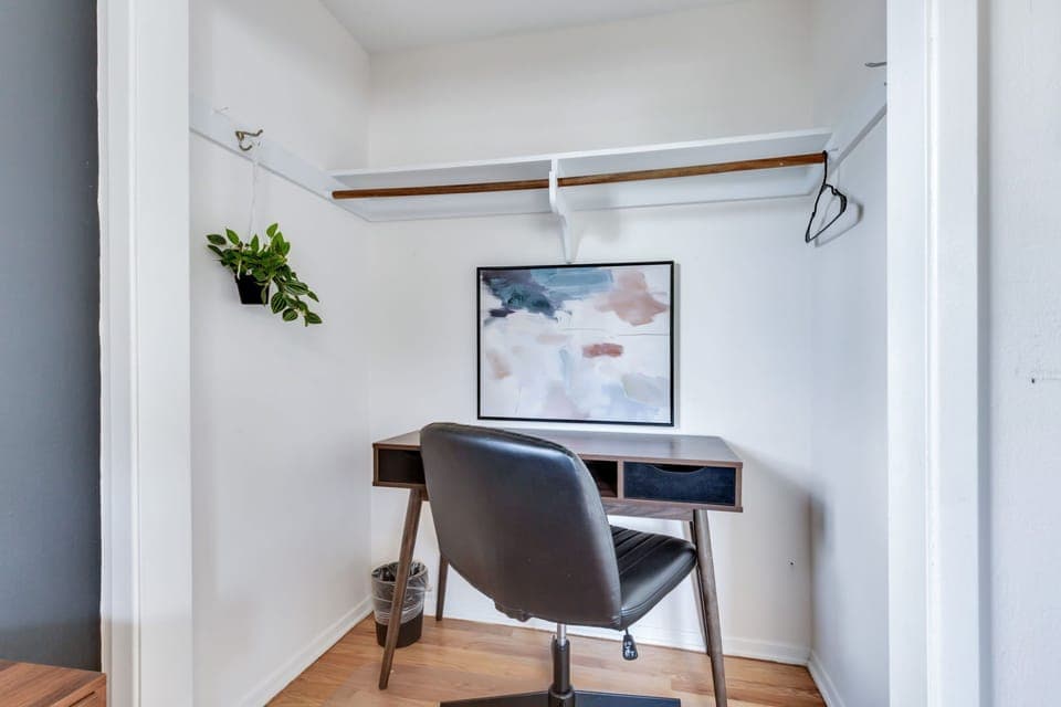 Dedicated workspace in bedroom 2