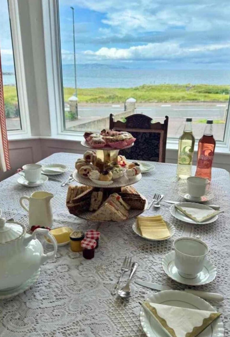 Afternoon tea looking