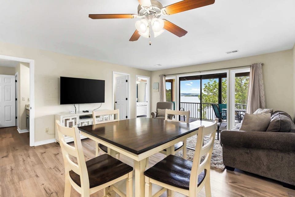 Dining table with seating for 4